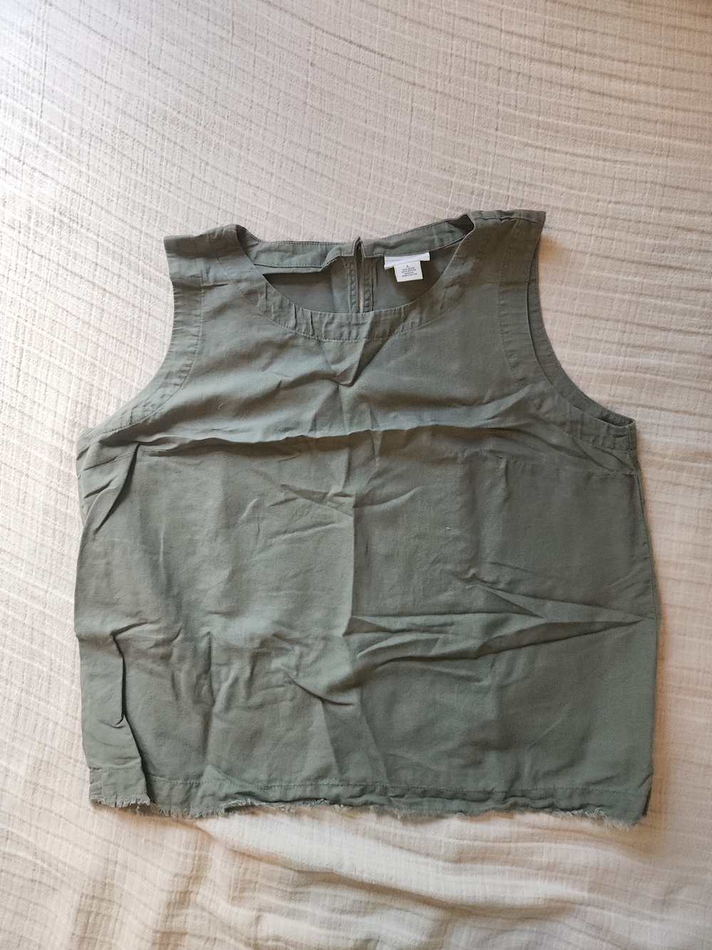Liz Claiborne Olive Green Tank Top